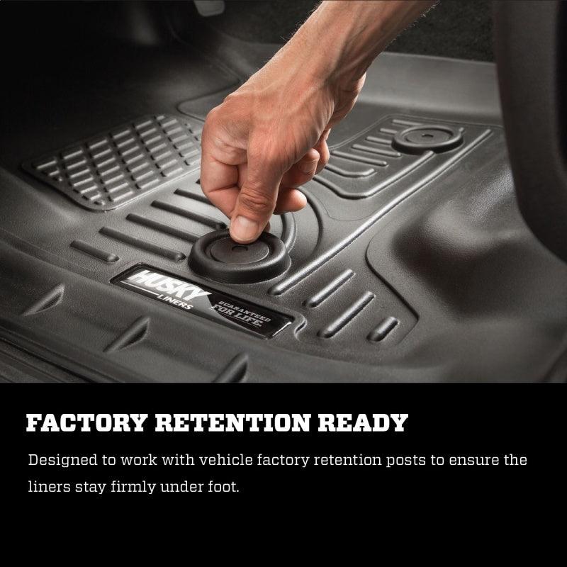 Husky Liners 2014 Honda Civic Sedan WeatherBeater Black Front & 2nd Seat Floor Liners - Order Your Parts - اطلب قطعك
