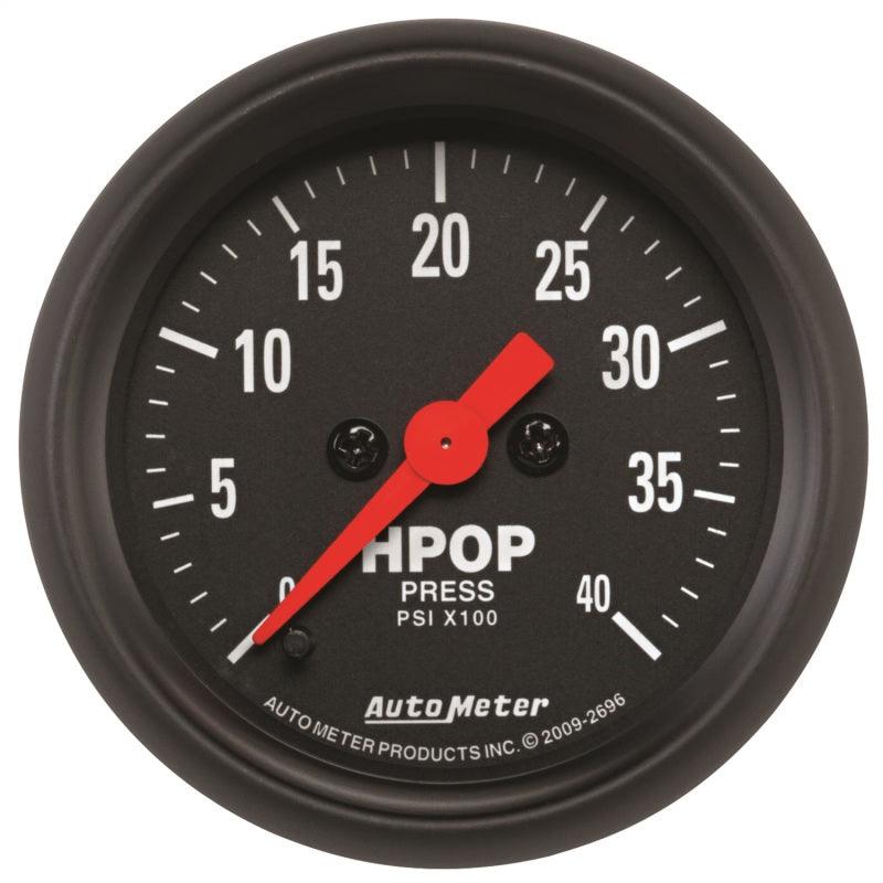 Autometer Z Series 2-1/16in 4K PSI High Pressure Oil Pump Gauge w/ Digital Stepper Motor - Order Your Parts - اطلب قطعك