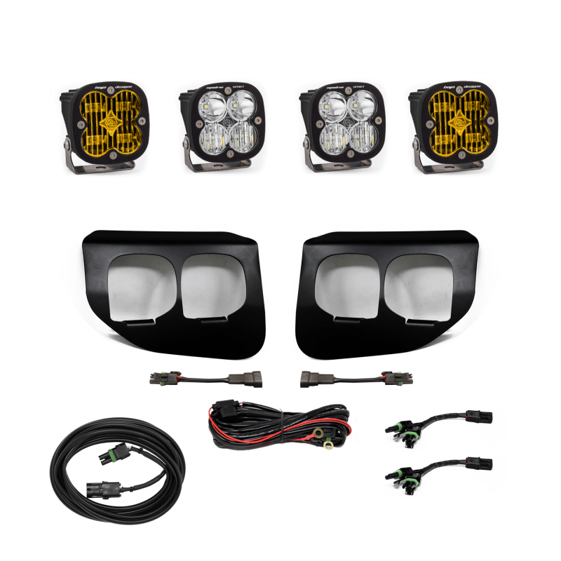 Baja Designs Ford Super Duty (20-On) Fog Lights Dual FPK Amber SAE/Sport DC Baja Designs - Order Your Parts - اطلب قطعك
