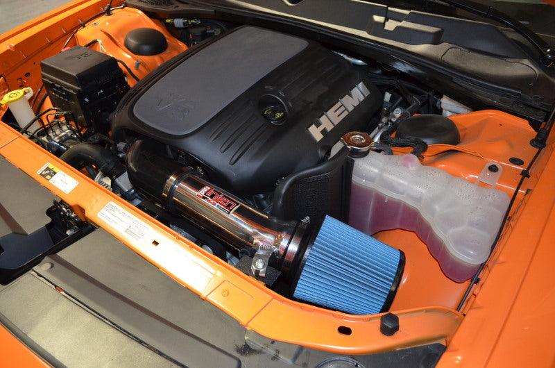 Injen 11-19 Dodge Challenger Hemi 5.7L V8 Wrinkle Black Power-Flow Air Intake System w/Heat Shield - Order Your Parts - اطلب قطعك