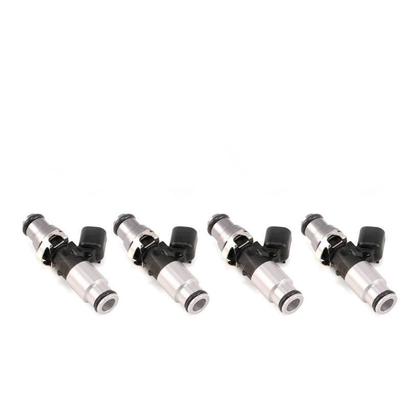 Injector Dynamics 1050X Injectors 14mm (Grey) Adaptor Top - (Silver) Bottom Adapter (Set of 4) - Order Your Parts - اطلب قطعك