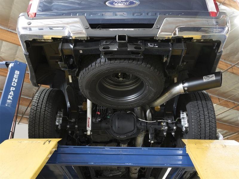 aFe ATLAS 5in DPF-Back Alum Steel Exhaust System w/Black Tip 2017 Ford Diesel Trucks V8-6.7L (td) - Order Your Parts - اطلب قطعك