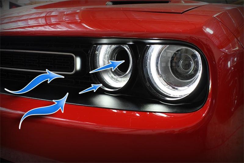 aFe Dynamic Air Scoop 2015 Dodge Challenger V6-3.6 / V8-5.7/6.4L HEMI - BLK - Order Your Parts - اطلب قطعك