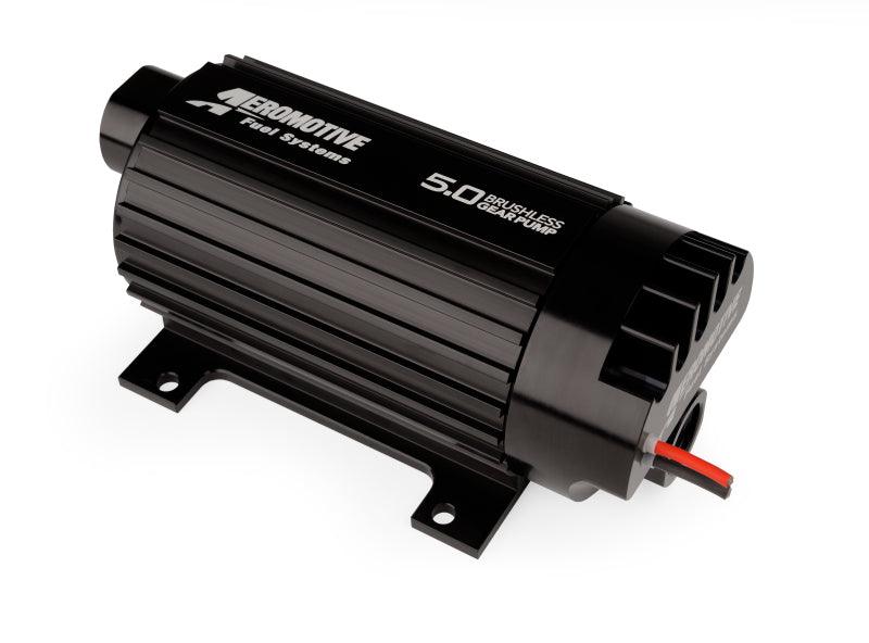Aeromotive 5.0 Brushless Spur Gear External Fuel Pump - In-Line - 5gpm - Order Your Parts - اطلب قطعك