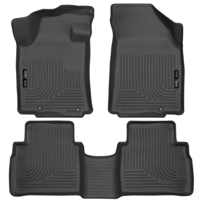 Husky Liners 2016 Nissan Maxima WeatherBeater Front and Second Row Black Floor Liners - Order Your Parts - اطلب قطعك