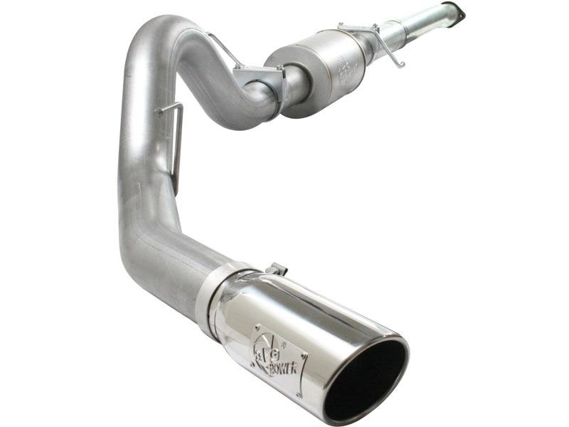 aFe Atlas Exhaust 4in Aluminized Cat-Back w/ 304 SS Polished Tip 11-13 Ford F-150 EcoBoost V6 3.5L - Order Your Parts - اطلب قطعك
