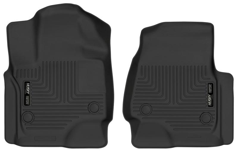 Husky Liners 18-22 Ford Expedition / 18-19 Lincoln Navigator X-Act Contour Black Front Floor Liners - Order Your Parts - اطلب قطعك