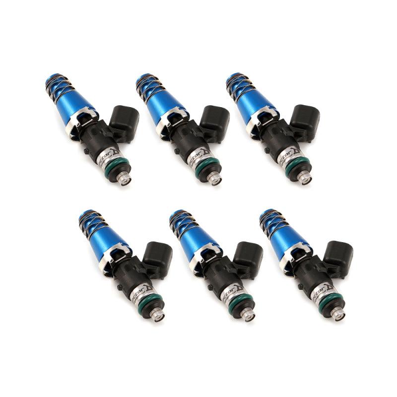 Injector Dynamics 1340cc Injectors - 60mm Length - 11mm Blue Top - 14mm Lower O-Ring (Set of 6) - Order Your Parts - اطلب قطعك