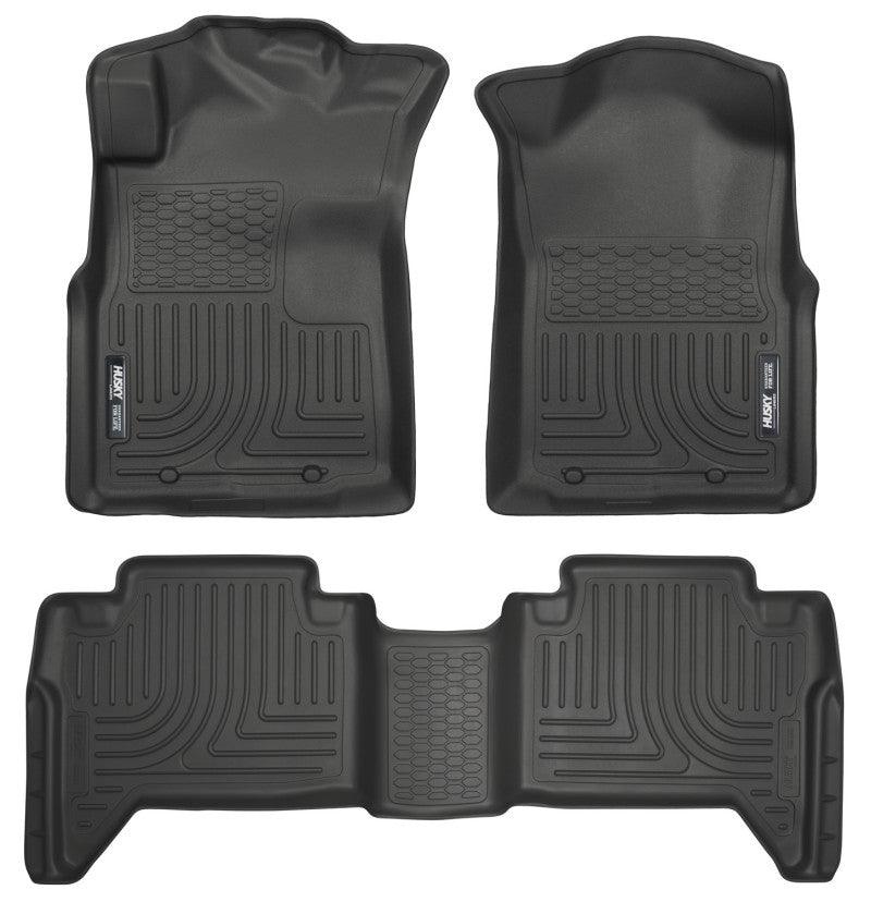 Husky Liners 05-13 Toyota Tacoma WeatherBeater Combo Black Floor Liners - Order Your Parts - اطلب قطعك