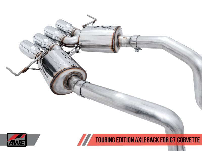 AWE Tuning 14-19 Chevy Corvette C7 Z06/ZR1 (w/o AFM) Touring Edition Axle-Back Exhaust w/Chrome Tips - Order Your Parts - اطلب قطعك