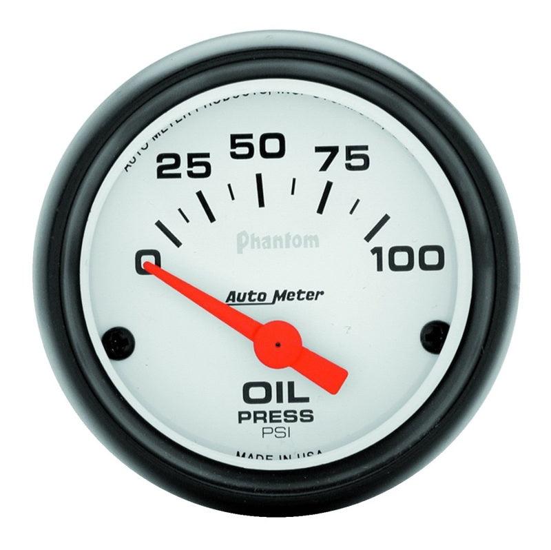 Autometer Phantom 52mm 0-100 PSI Electric Oil Pressure Gauge - Order Your Parts - اطلب قطعك