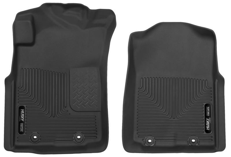 Husky Liners 12-14 Toyota Tacoma Pickup(Crew / Ext / Std Cab) X-Act Contour Black Front Floor Liners - Order Your Parts - اطلب قطعك