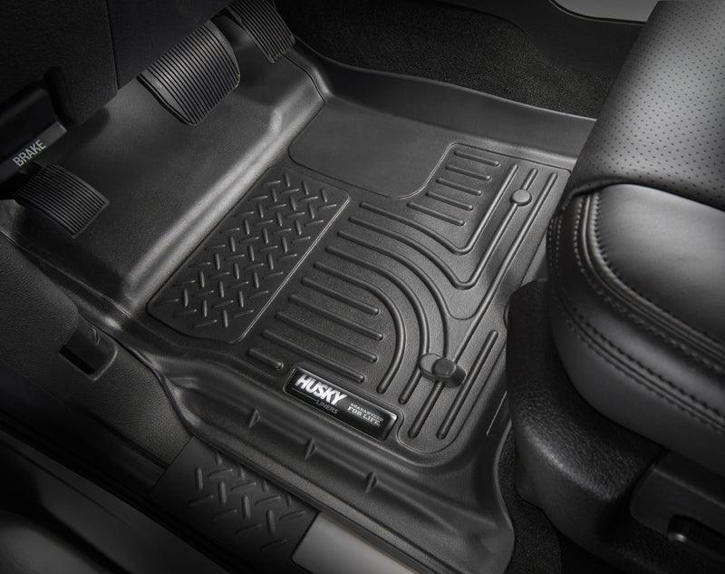 Husky Liners 16-22 Dodge Challenger (RWD) Front & Second Row Black Floor Liners - Order Your Parts - اطلب قطعك