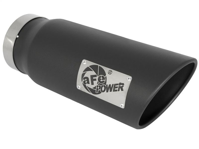 aFe Power MACH Force-Xp 5in In x 6in Out x 15in L Bolt-On 409 SS Exhaust Tip - Black - Order Your Parts - اطلب قطعك
