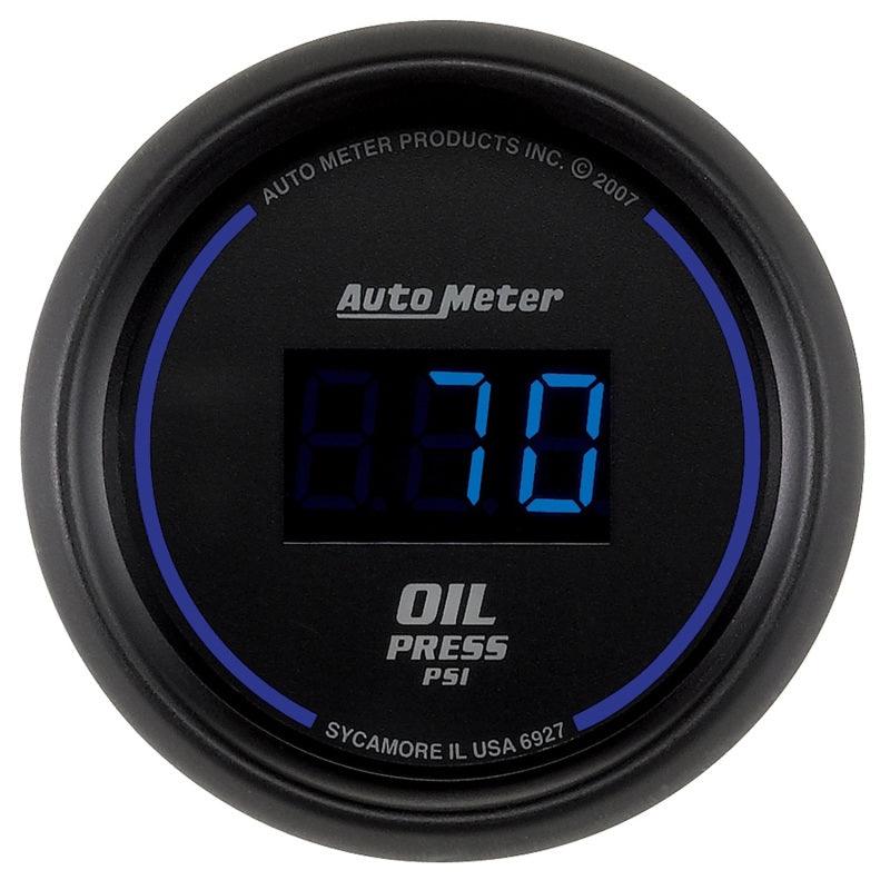 Autometer Cobalt Digital 52.4mm Black 0-100psi Oil Pressure Gauge - Order Your Parts - اطلب قطعك