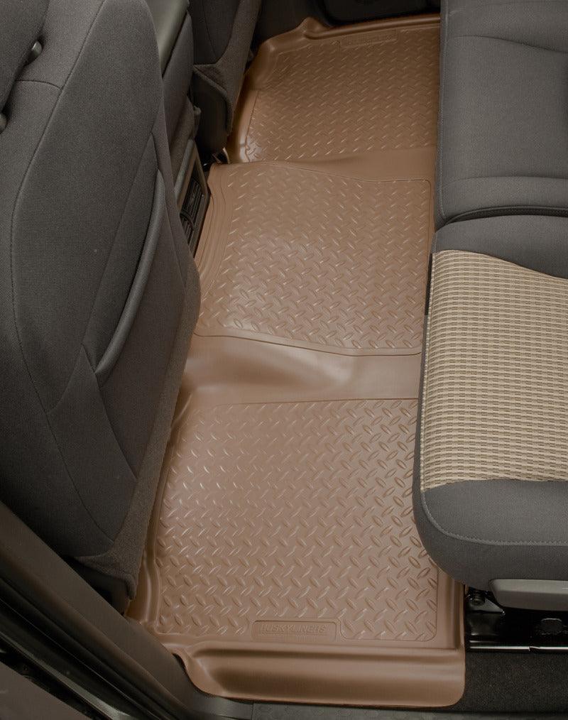 Husky Liners 99-07 Ford F-250-F-550 Super Duty Crew Cab Classic Style 2nd Row Tan Floor Liners - Order Your Parts - اطلب قطعك