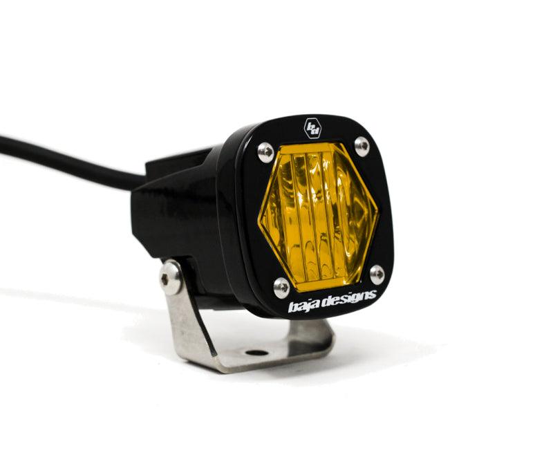Baja Designs S1 Amber Wide Cornering LED Light w/ Mounting Bracket Single - Order Your Parts - اطلب قطعك