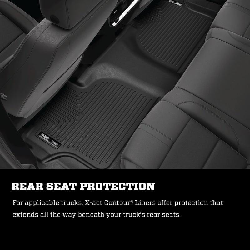 Husky Liners 18-22 Ford Expedition X-Act Contour Black Floor Liners (2nd Seat) - Order Your Parts - اطلب قطعك