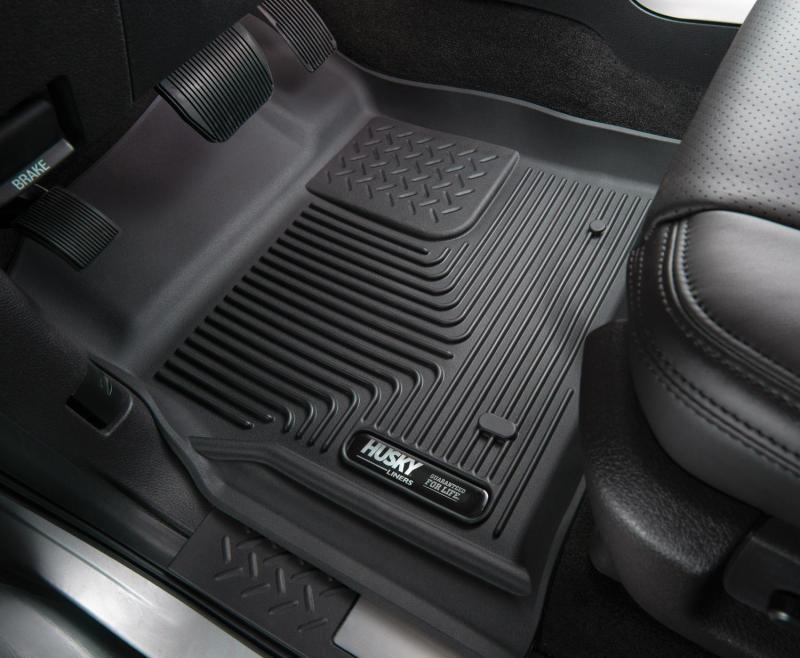 Husky Liners 14-17 Chevrolet Silverado 1500 Standard Cab X-Act Contour Black Front Floor Liners - Order Your Parts - اطلب قطعك