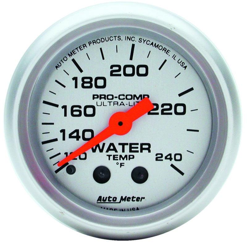 Autometer Ultra-Lite 52mm 120-240 Deg F Mechanical Water Temp Gauge - Order Your Parts - اطلب قطعك